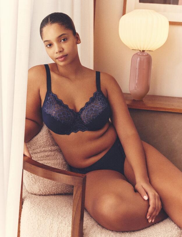Simone Perele Caresse Brief Ink Blue
