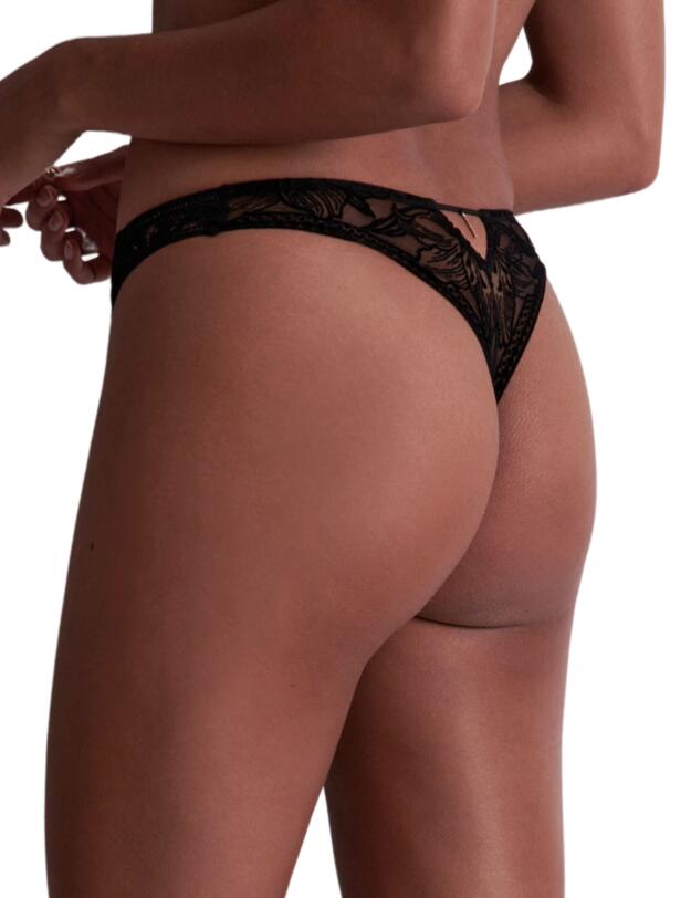 Aubade Coeur A Corps Tanga Brief Noir 