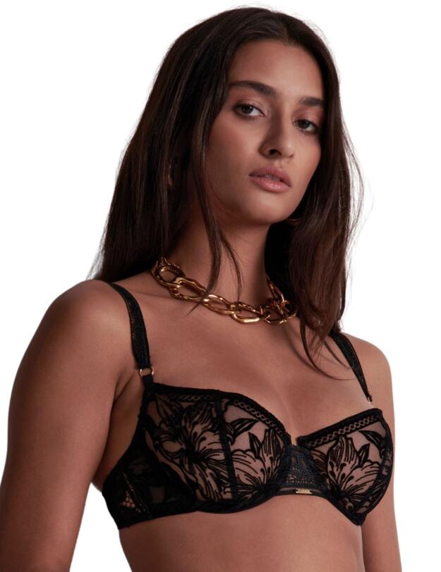 Aubade Coeur A Corps Half Cup Bra Noir 