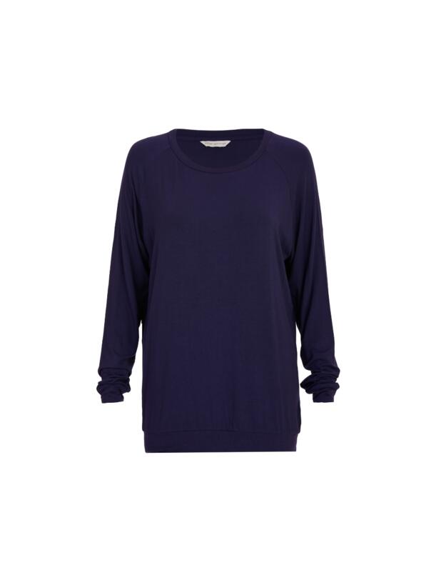 Cyberjammies Taylor Slouch Jersey Pyjama Top Navy