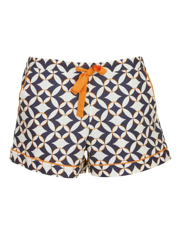 Cyberjammies Taylor Small Geo Print Shorts Navy Mix