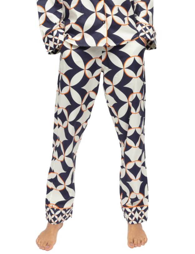 Cyberjammies Taylor Big Geo Print Pyjama Bottoms Navy Mix