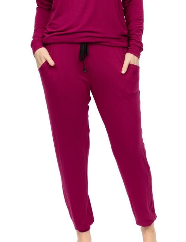 Cyberjammies Penelope Jersey Pyjama Bottoms Berry