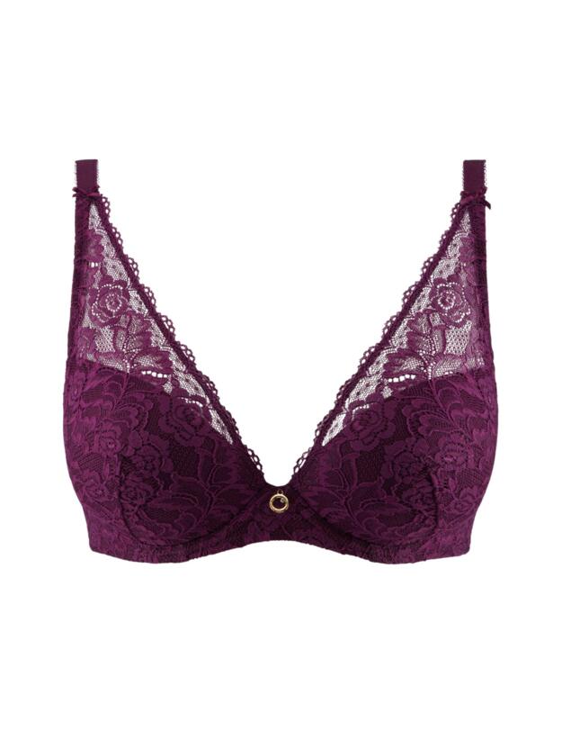 Aubade Rosessence Shoulder Plunge Bra Berry