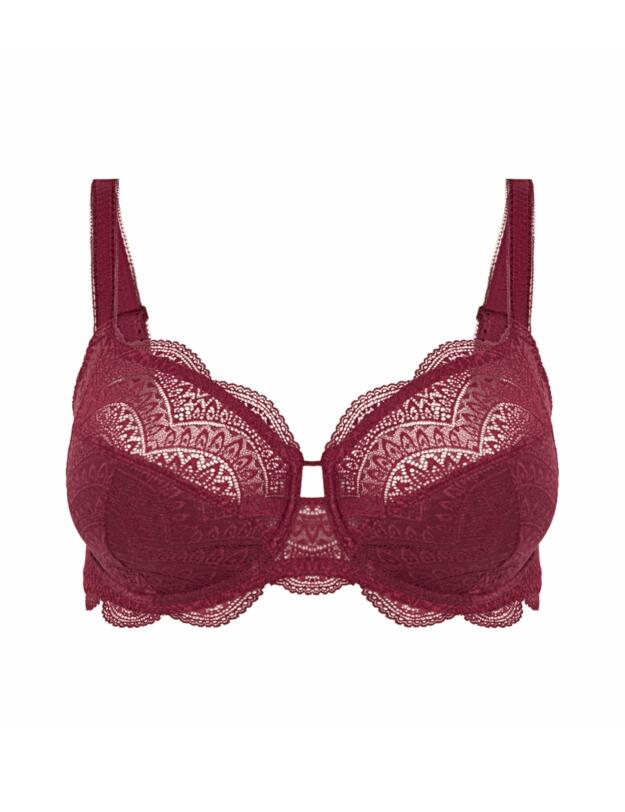 Simone Perele Karma Full Cup Bra Spinel Red