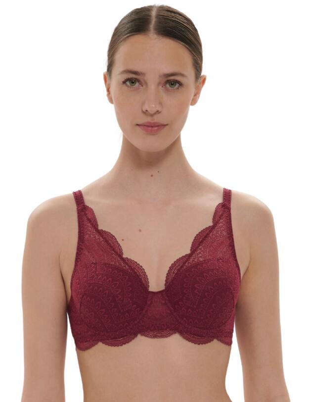 Simone Perele Karma Moulded Spacer Bra Spinel Red