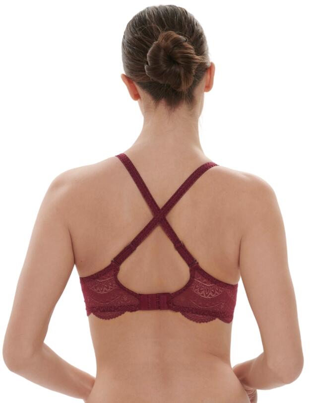 Simone Perele Karma Moulded Spacer Bra Spinel Red