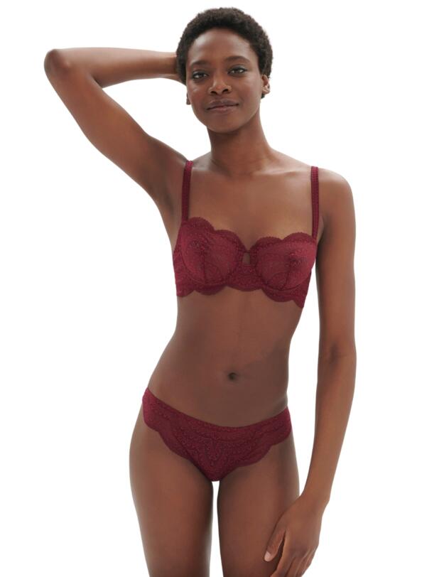 Simone Perele Karma Tanga Brief Spinel Red