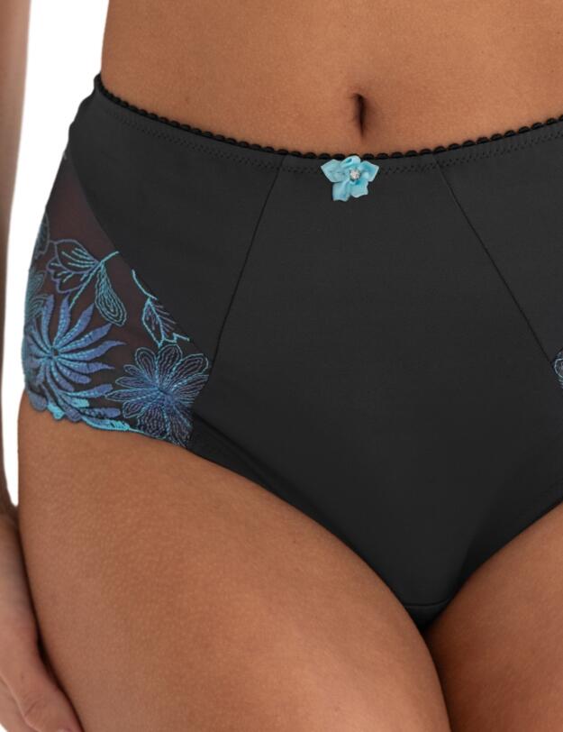 Pour Moi St Tropez High Waisted Brief Slate/Blue