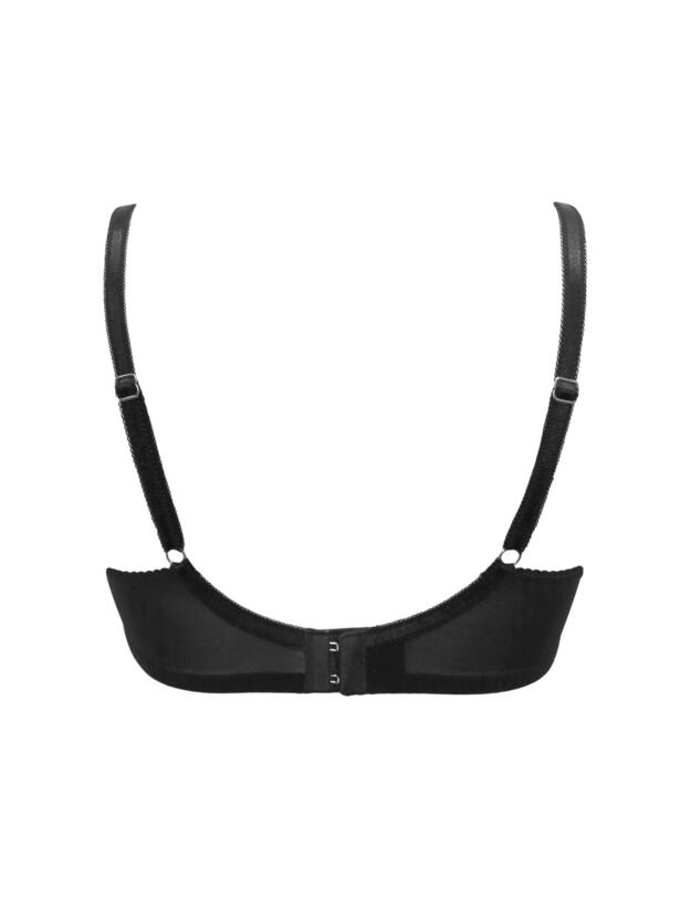 Pour Moi Fleur Balconette Bra Black