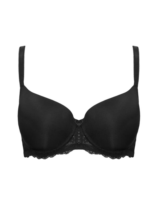 Pour Moi Fleur Balconette Bra Black