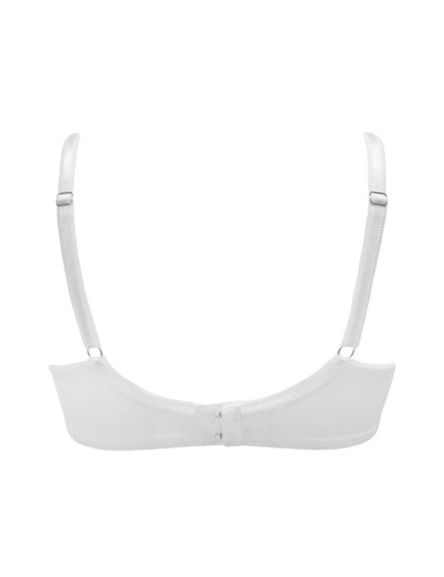 Pour Moi Fleur Balconette Bra White