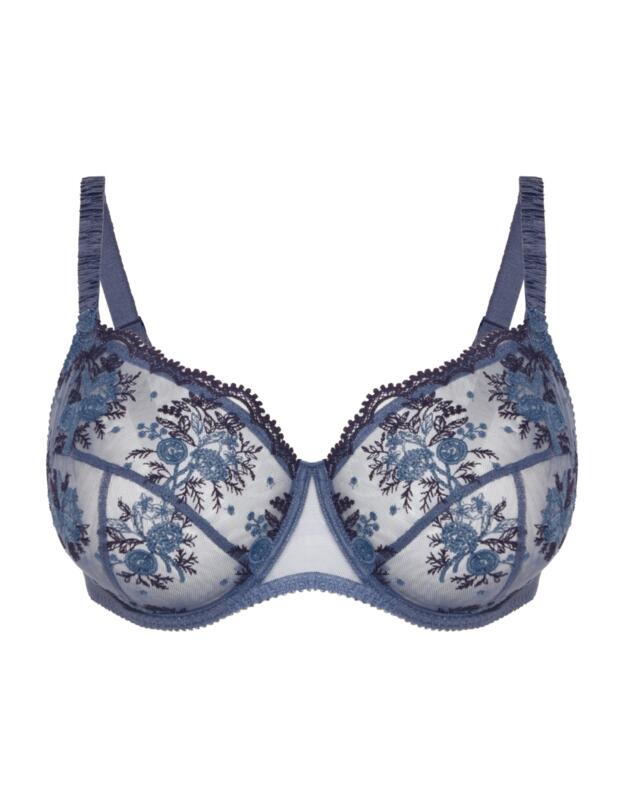 Simone Perele Intrigue Full Cup Support Bra Cinder Blue