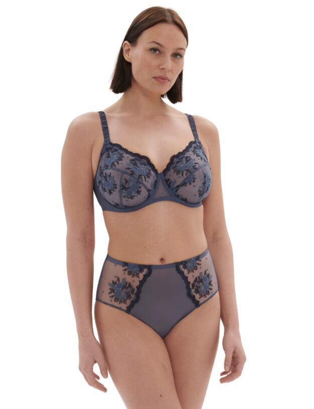 Simone Perele Intrigue Full Cup Support Bra Cinder Blue