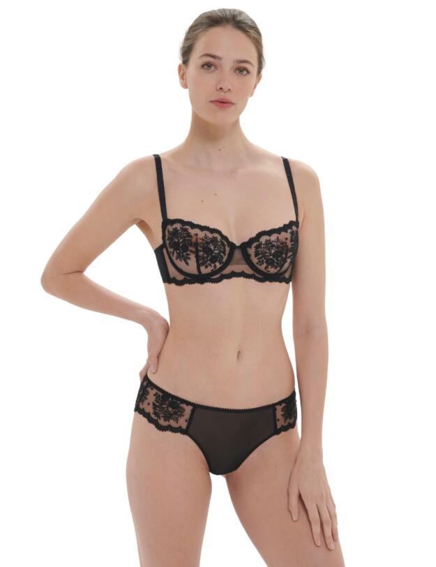 Simone Perele Intrigue Half Cup Bra Black