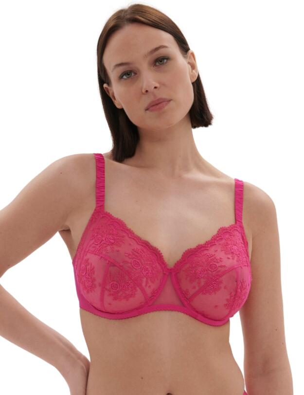Simone Perele Intrigue Full Cup Support Bra Disco Pink