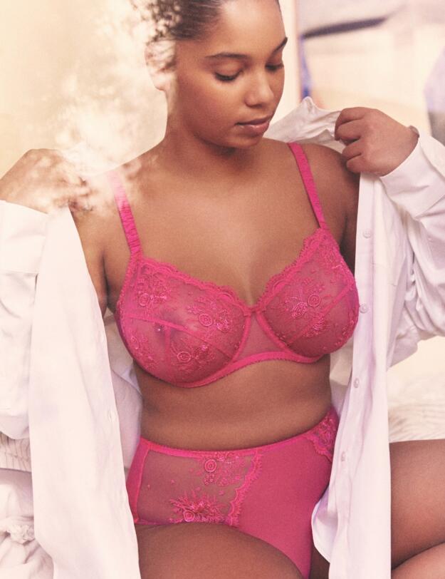 Simone Perele Intrigue Retro Brief Disco Pink