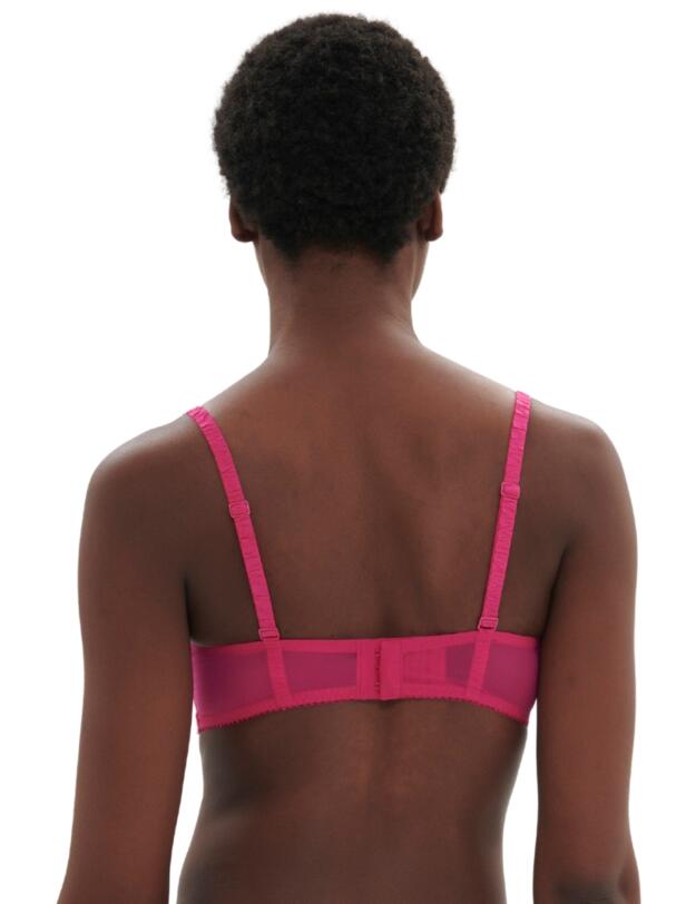 Simone Perele Intrigue Half Cup Bra Disco Pink