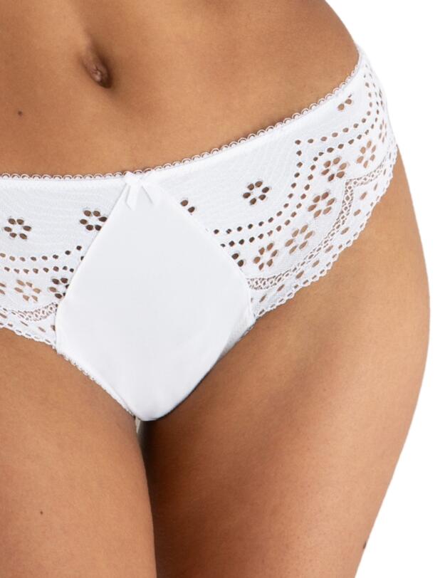 Pour Moi Swoon High Waisted Brief White