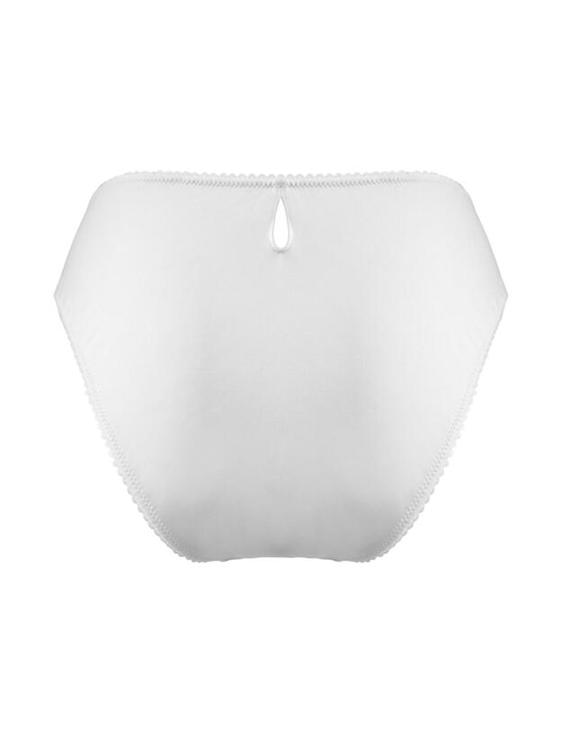 Pour Moi Swoon High Waisted Brief White