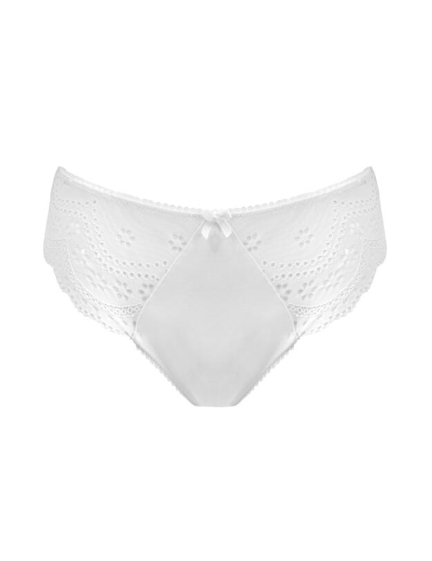 Pour Moi Swoon High Waisted Brief White