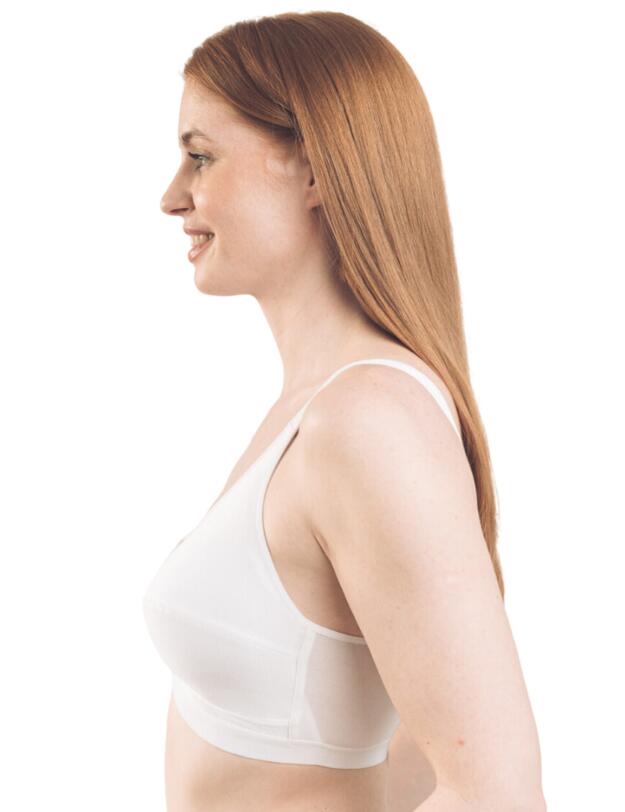 Royce Comfi-Bra Front Fastening Bra White 