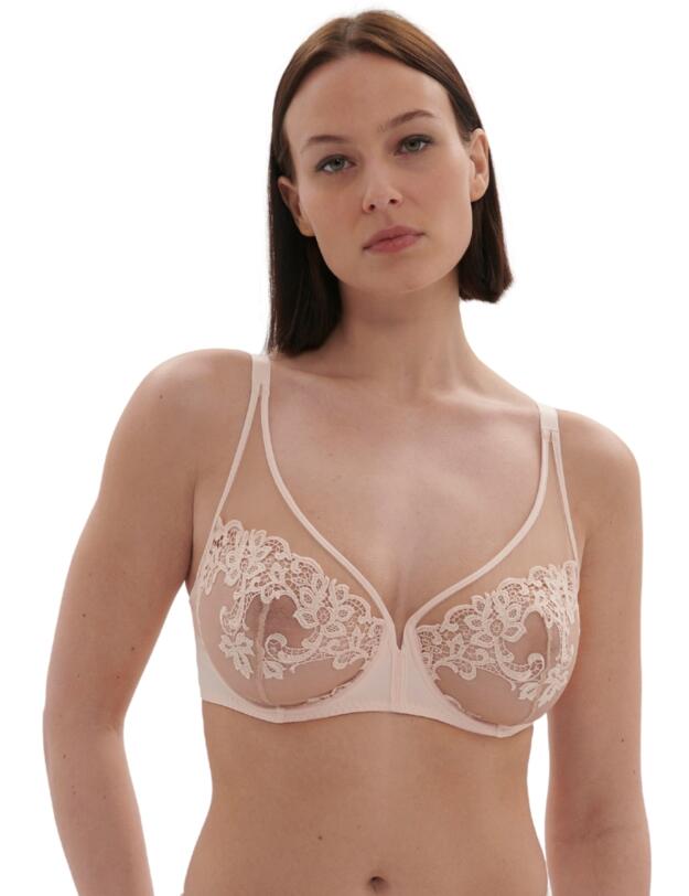 Simone Perele Saga Plunge Full Cup Bra Pink Nude