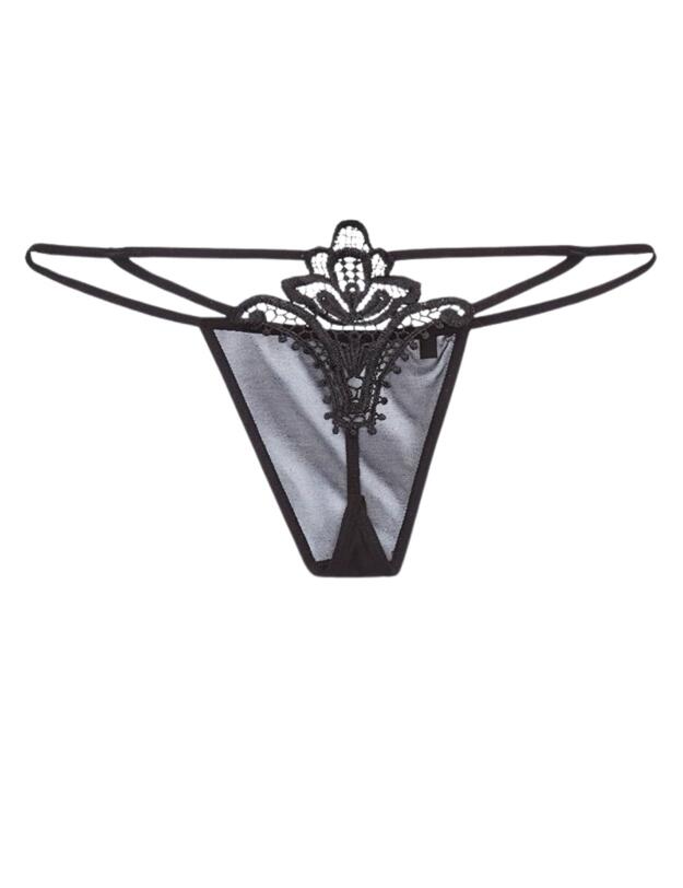Obsessive Luiza Thong Black