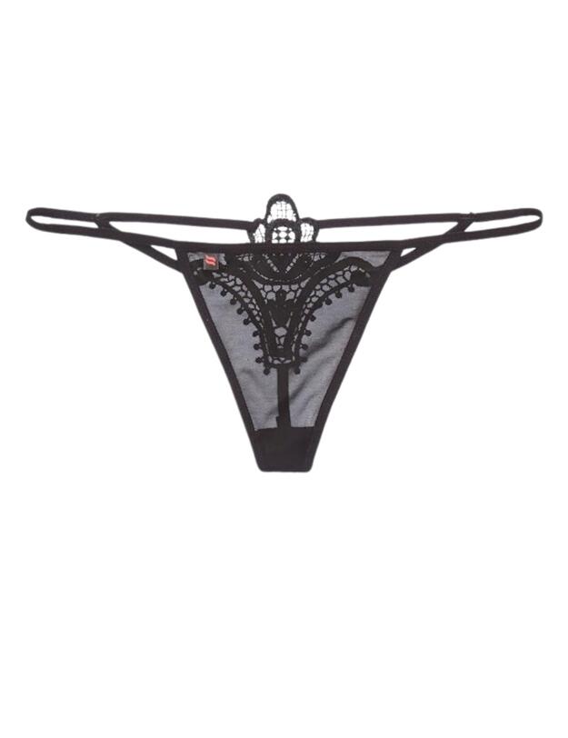 Obsessive Luiza Thong Black
