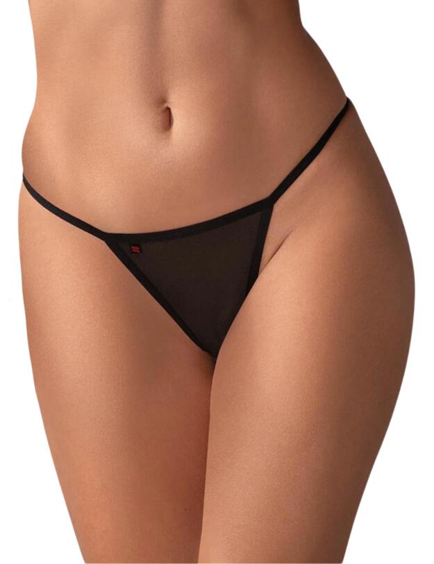 Obsessive Luiza Thong Black
