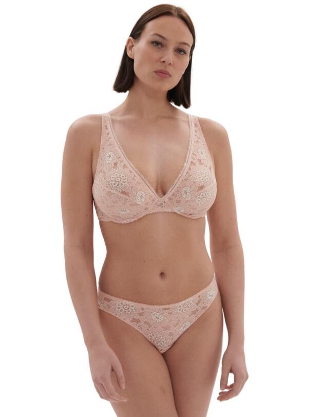 Simone Perele Festive Underwired Triangle Bra Ballet Pink