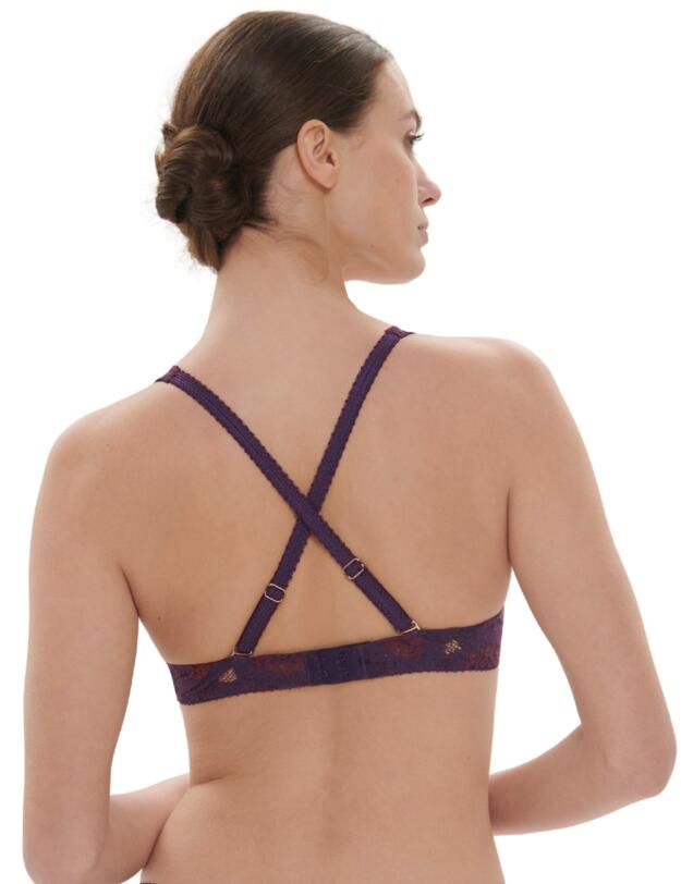 Simone Perele Festive Underwired Triangle Bra Euphoria Purple