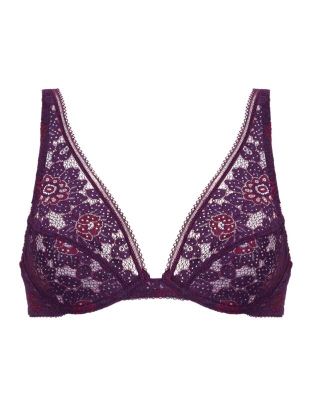 Simone Perele Festive Underwired Triangle Bra Euphoria Purple