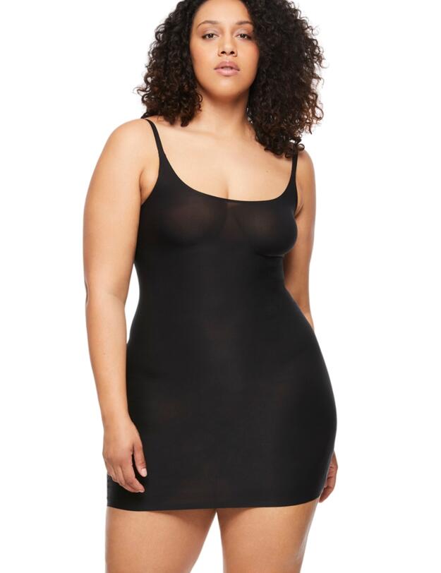 Chantelle Soft Stretch Full Length Slip Black