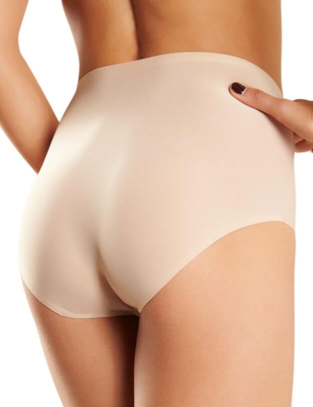 Chantelle Soft Stretch 3 Pack High Waist Brief Nude