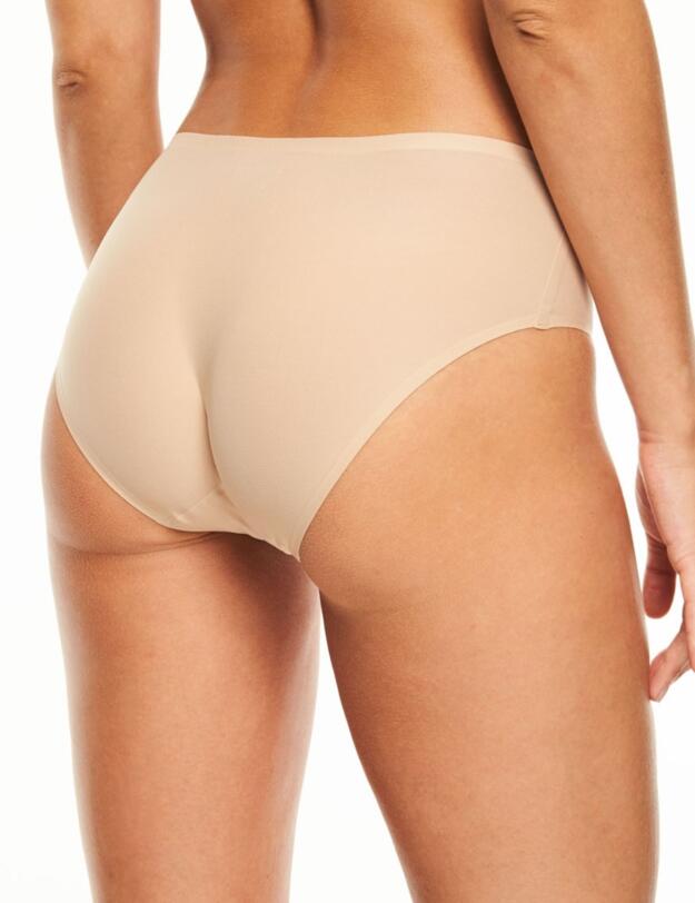 Chantelle Soft Stretch 3 Pack Shorty Brief Nude