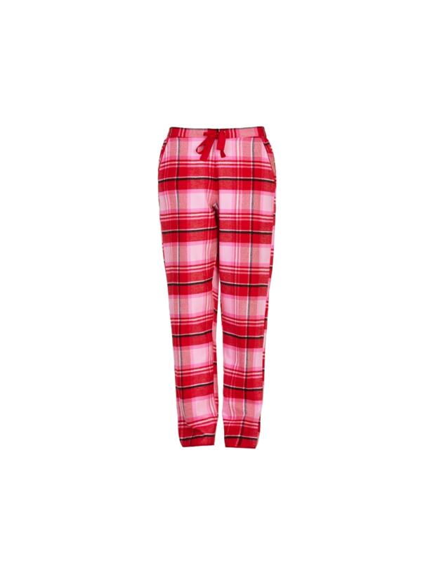 Cyberjammies Noelle Brushed Check Pyjama Bottoms Red Mix