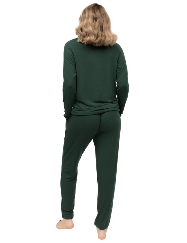 Cyberjammies Forrest Jersey Pyjama Bottoms Dark Green
