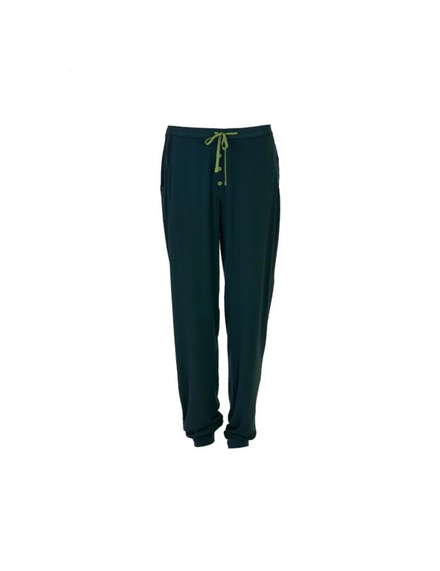 Cyberjammies Forrest Jersey Pyjama Bottoms Dark Green