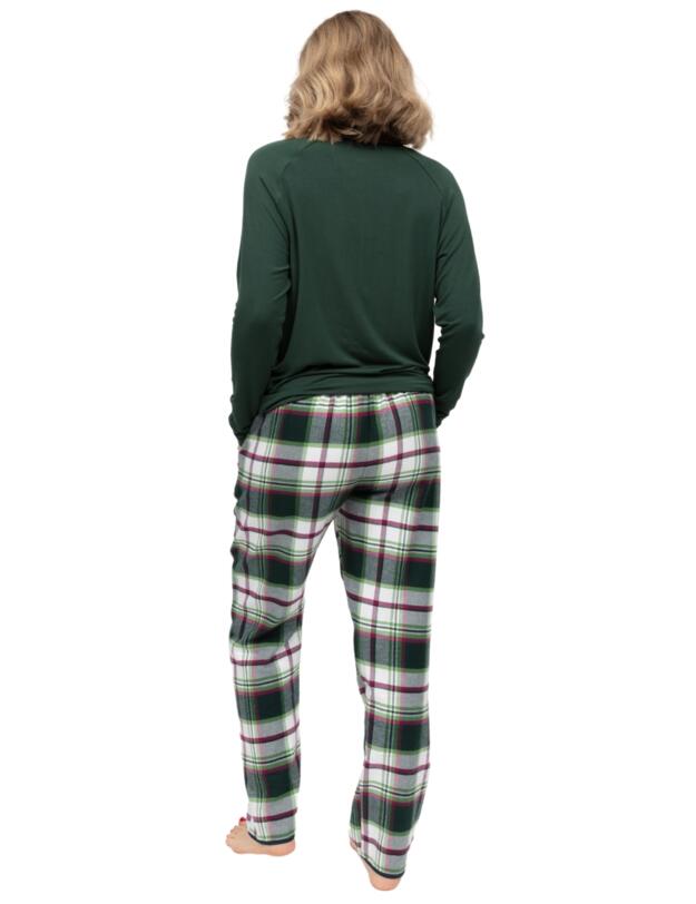 Cyberjammies Forrest Slouch Jersey Pyjama Top Dark Green