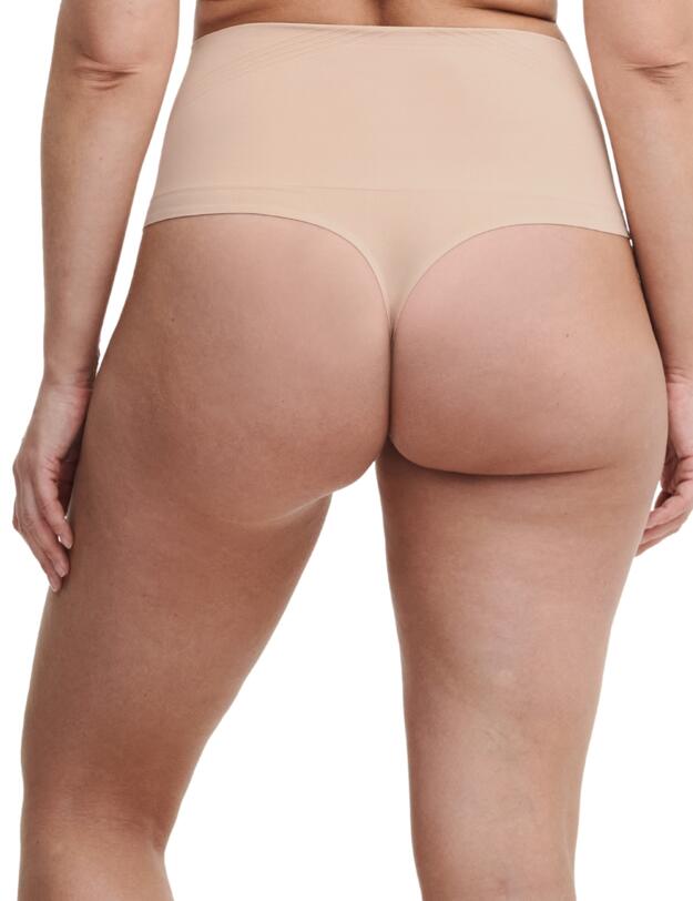 Chantelle Smooth Comfort Shapewear High Waist Thong Clay Nude