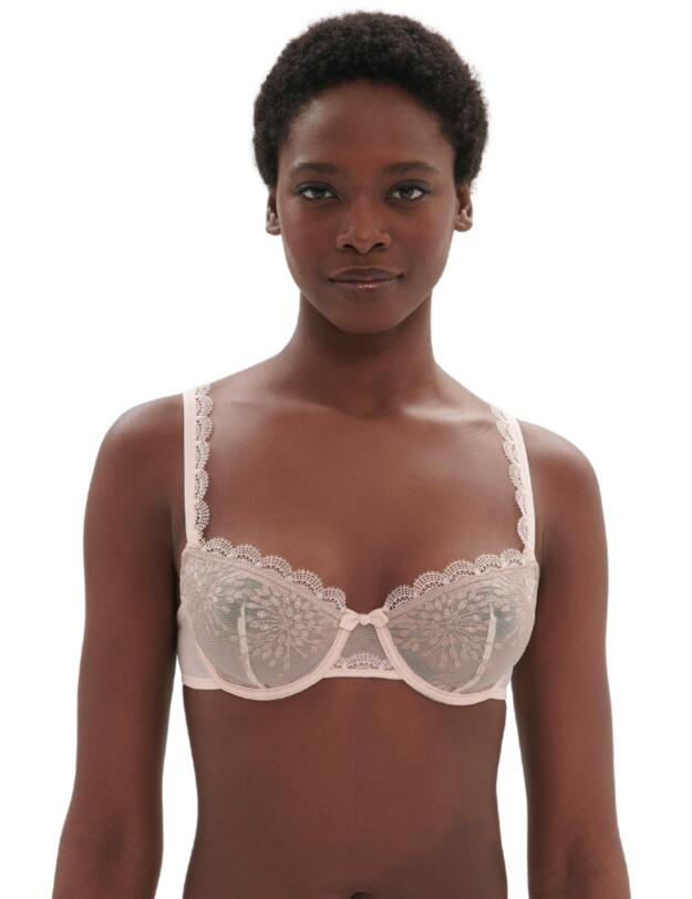 Simone Perele Singuliere Half Cup Bra Petal Powder