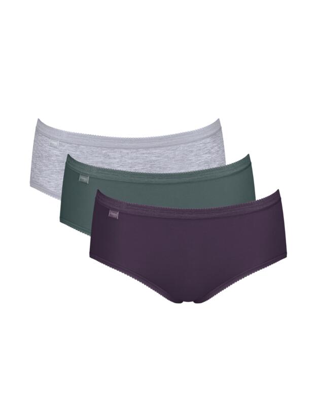 Sloggi Basic 3 Pack Midi Brief Multicolour