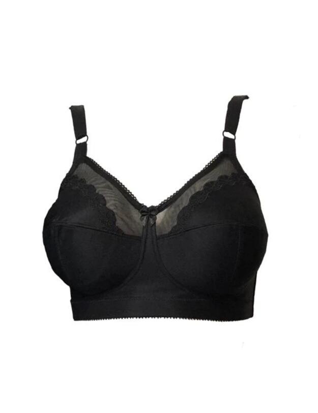 Goddess Crepset Soft Cup Bra Black