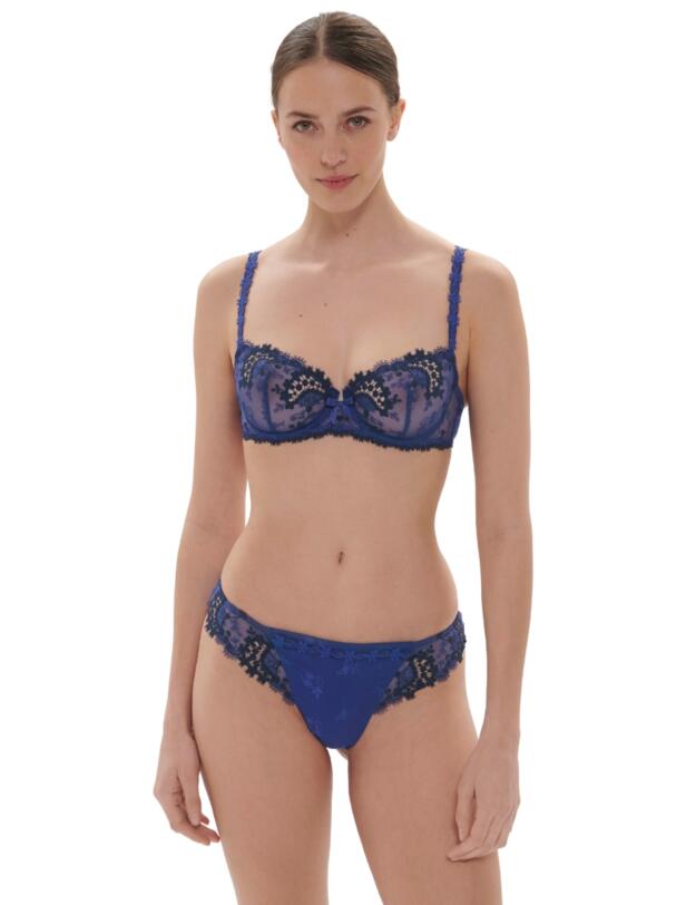 Simone Perele Wish Half Cup Bra Electric Blue