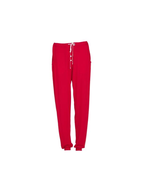 Cyberjammies Montana Jersey Pyjama Bottoms Red