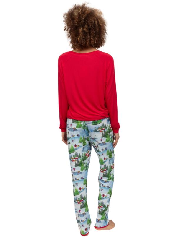 Cyberjammies Montana Slouch Jersey Pyjama Top Red