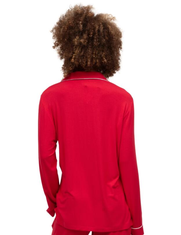 Cyberjammies Montana Revere Jersey Pyjama Top Red