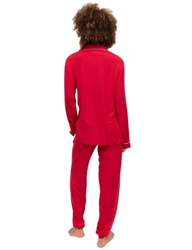 Cyberjammies Montana Revere Jersey Pyjama Top Red