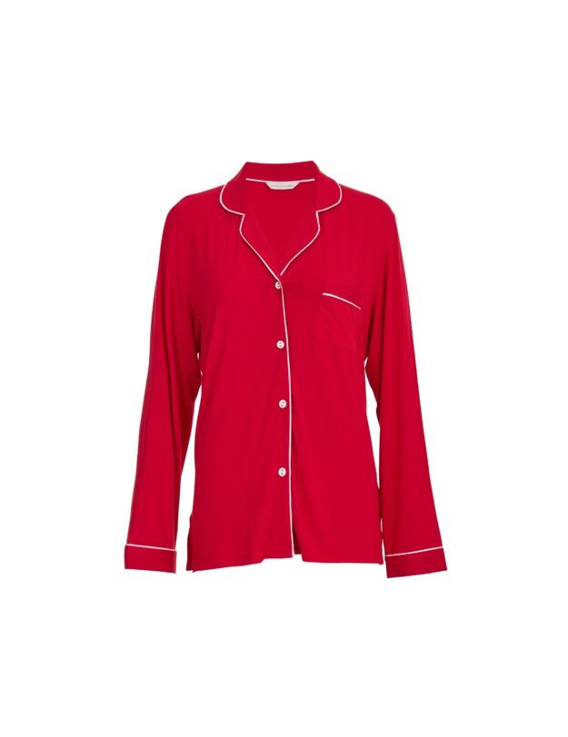 Cyberjammies Montana Revere Jersey Pyjama Top Red